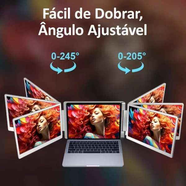 Extensor De Tela Para Laptop Monitor Portátil 1080p Fhd Vedo - Image 3